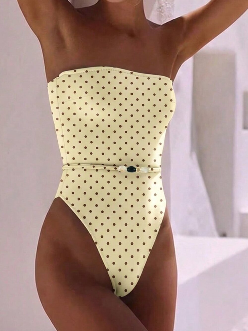 Multicolor Casual Women's Strapless Bikini